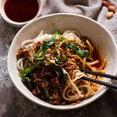 Dan Dan Noodles (Spicy Sichuan noodles)