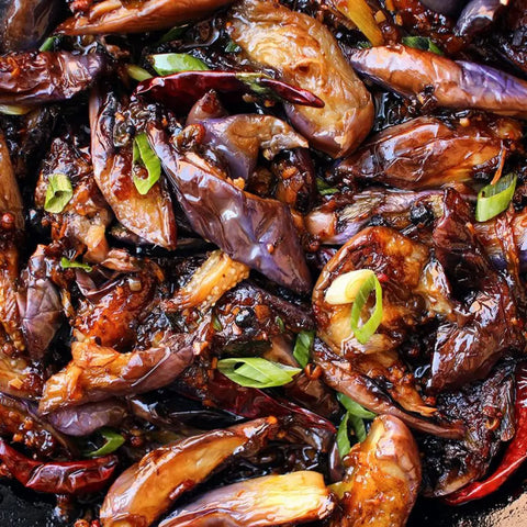 Sichuan Style ’Fish-Fragrant’ Eggplant