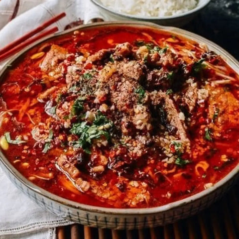 Sichuan Boiled Beef (ShuiZhuNiurou)