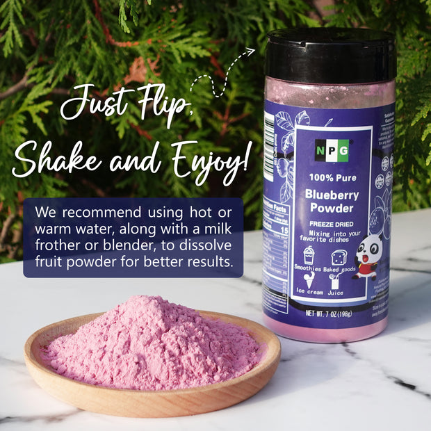 NPG Blueberry Powder 7 Oz Freeze Dried 100% Pure