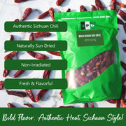 NPG Dried Sichuan Red Chili Whole Pepper 4 Oz