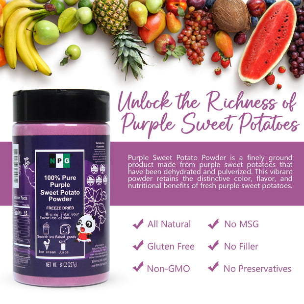 NPG Purple Sweet Potato Powder 8 Oz