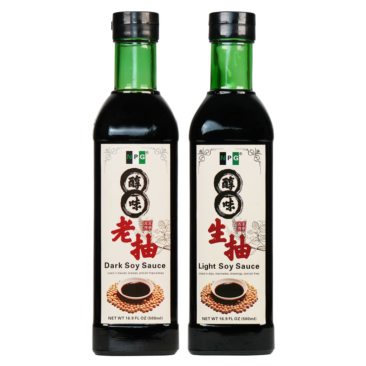 NPG Premium Light and Dark Soy Sauce Set