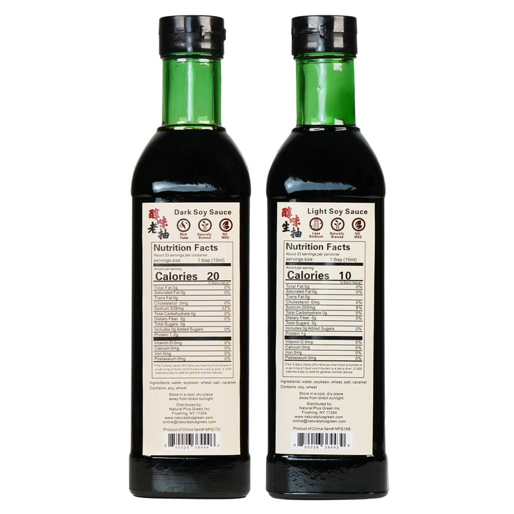 NPG Premium Light and Dark Soy Sauce Set