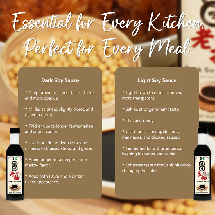 NPG Premium Light and Dark Soy Sauce Set