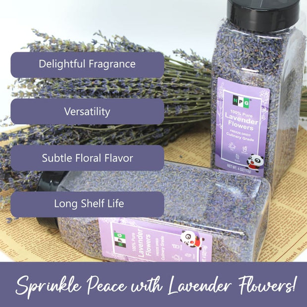 NPG 100% Pure Dried Lavender Flowers Whole 4 Oz