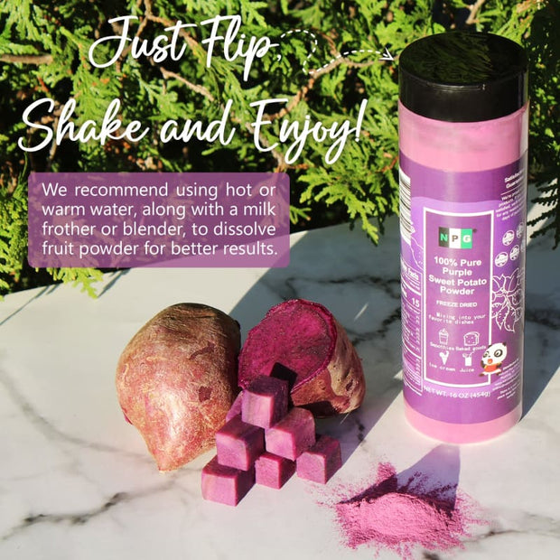 NPG 100% Pure Purple Sweet Potato Powder 16 Oz