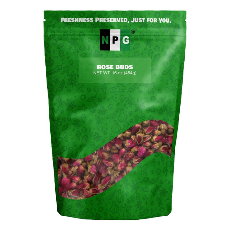 NPG Dried Rose Buds Flower Herbal Tea 16 Oz