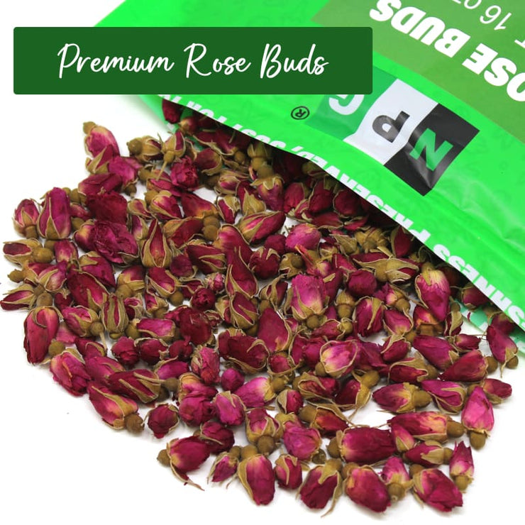 NPG Dried Rose Buds Flower Herbal Tea 16 Oz