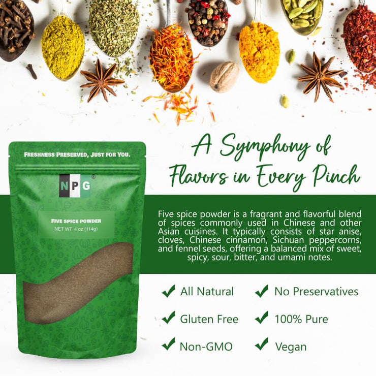 NPG Five Spices Powder 4 Oz