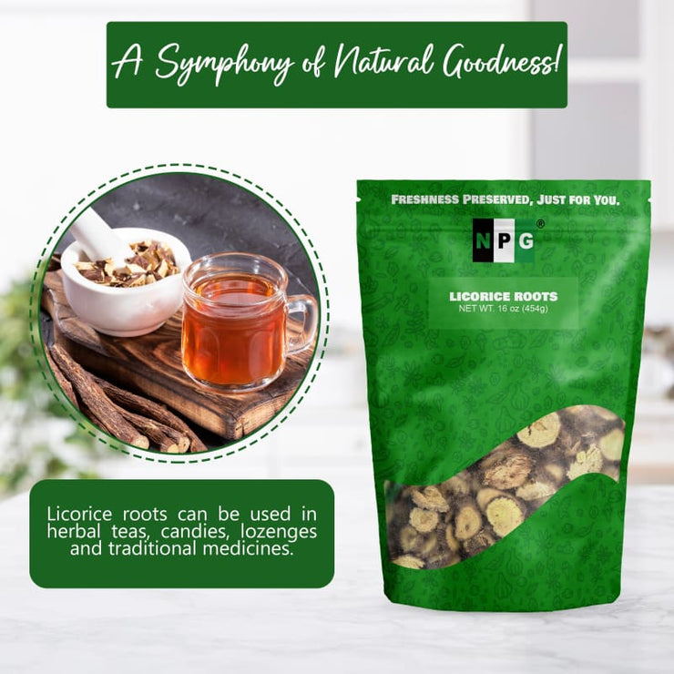 NPG Licorice Root Slices 16 Oz