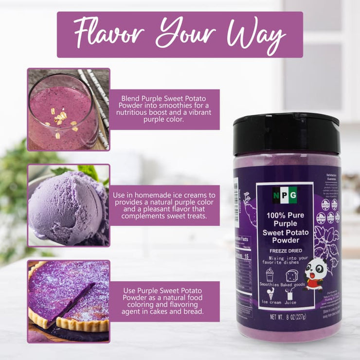 NPG Purple Sweet Potato Powder, Purple Yam Powder Ube Powder