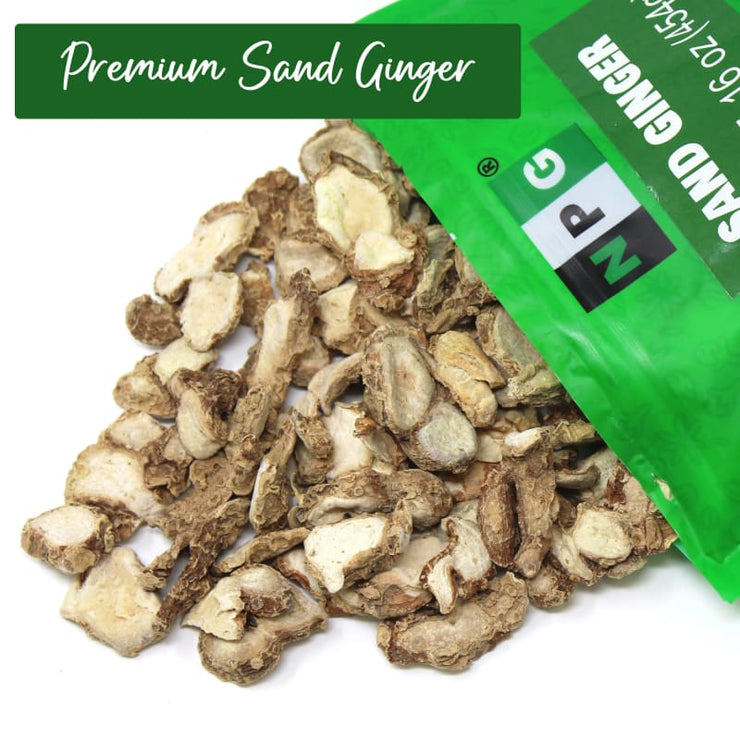 NPG Sand Ginger Greater Galangal Slices 16 Oz