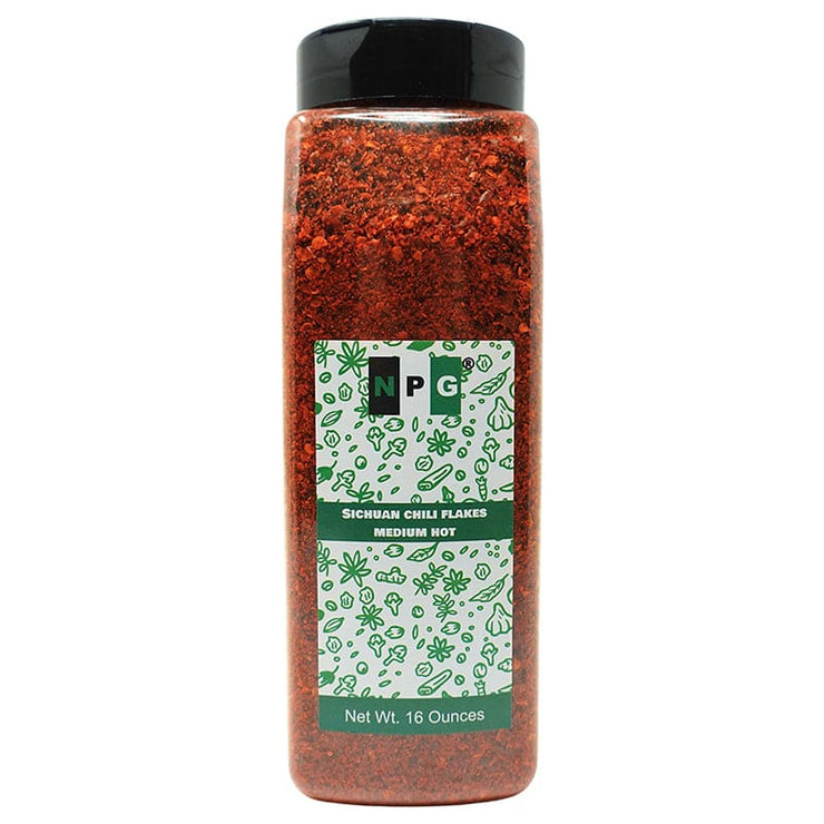 NPG Sichuan Chili Flakes 16 Oz