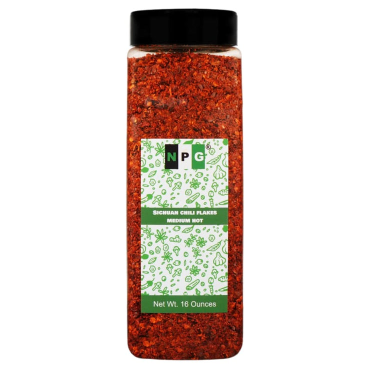 NPG Sichuan Chili Flakes 16 Oz