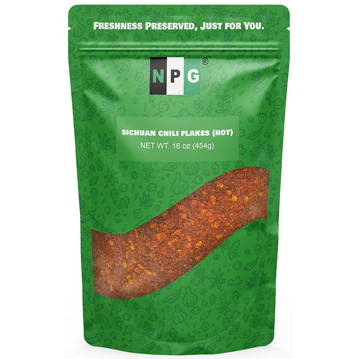 NPG Sichuan Chili Flakes 16 Oz / Hot