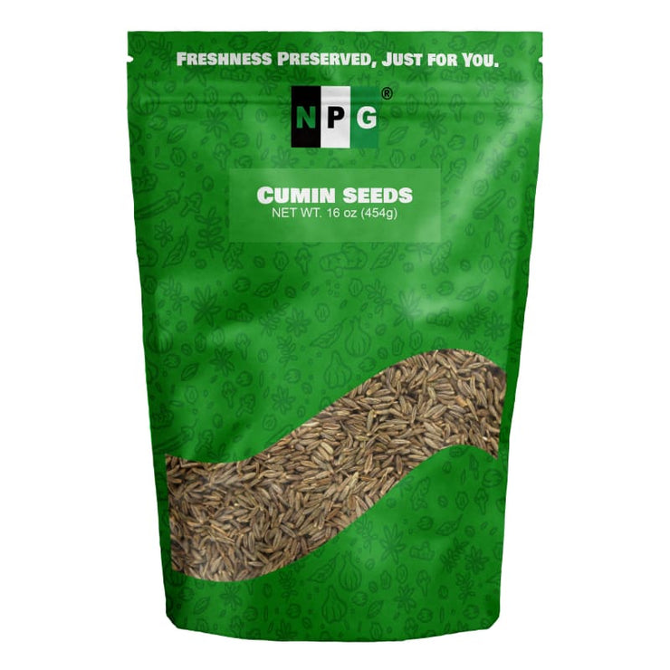 NPG Whole Cumin Seeds 16 Oz